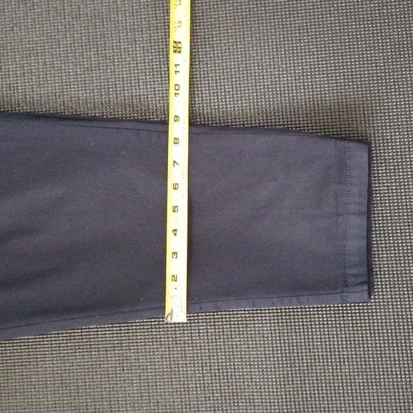 CHRISTOPHER BANKS blue capris pants. "Signature Comfort".  Size 4 - Picture 9 of 13